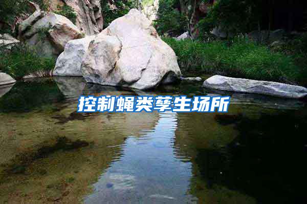 控制蠅類孳生場所