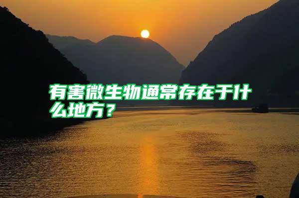 有害微生物通常存在于什么地方？
