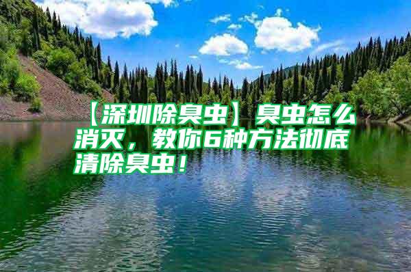 【深圳除臭蟲】臭蟲怎么消滅，教你6種方法徹底清除臭蟲！