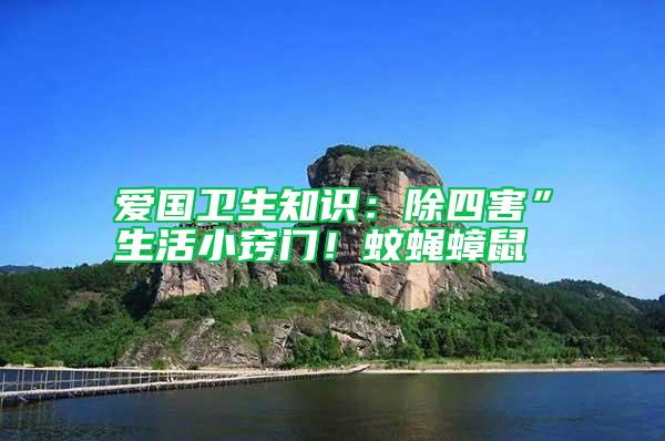 愛(ài)國(guó)衛(wèi)生知識(shí)：除四害”生活小竅門！蚊蠅蟑鼠