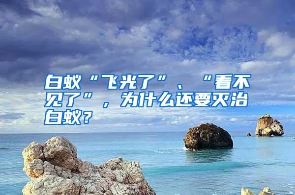白蟻“飛光了”、“看不見(jiàn)了”，為什么還要滅治白蟻？