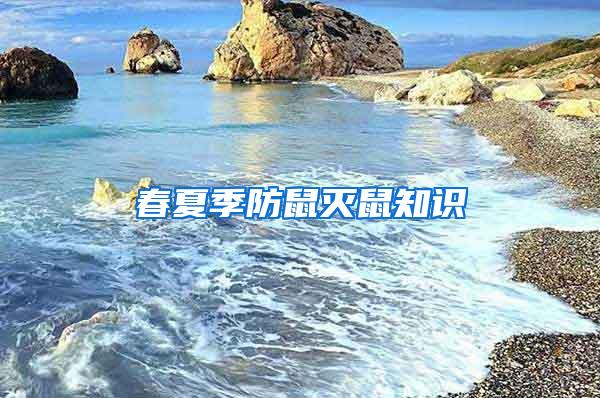 春夏季防鼠滅鼠知識