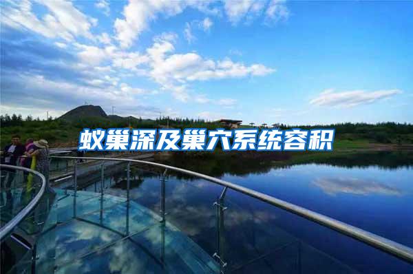 蟻巢深及巢穴系統容積