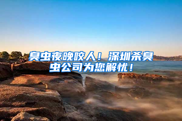 臭蟲夜晚咬人！深圳殺臭蟲公司為您解憂！